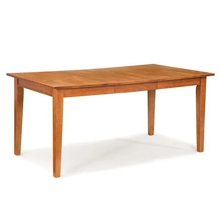 Rectangular Top Mission Style Dining Table